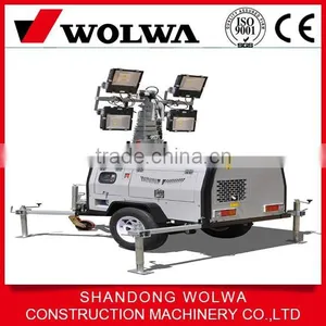 Factory Supply Elevate by Hydraulic Diesel Engine Portable Light Tower thumbnail-1