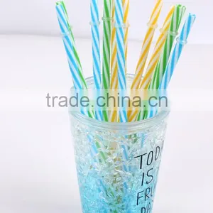 Striped Long Drinking Straws fo Party Decoration thumbnail-1