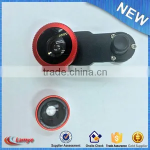 Mini Camera Lens 3 in 1 for Mobile Phone 0.67x Wide 10x Macro 180 Degree Fisheye Lens thumbnail-4