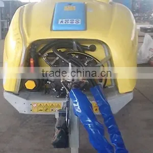 Top Quality High Efficient Tractor PTO Use Garden Orchard Trailer Boom Tank Air Blast Sprayer 1500L With Italy Diaphragm Pump thumbnail-3