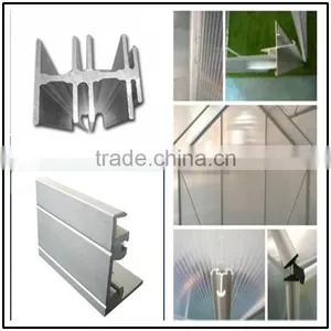 6063-T5 Aluminum Profiles Used in Greenhouse Frame thumbnail-1