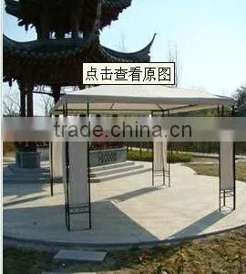 3X3m Round Metal Deluxe Gazebo thumbnail-1