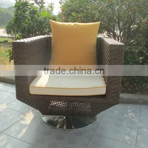 Luxury Outdoor Furniture Wicker Hotel Furniture Rattan Chair With Side Table thumbnail-3