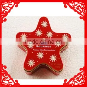 Food Grade Tin Box With Star Shape thumbnail-1