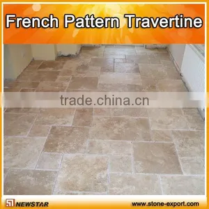 Rustic Travertine French Pattern thumbnail-1
