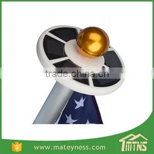 Weatherproof Flagpole Downlight 30 LED Solar Flag Pole Light thumbnail-2