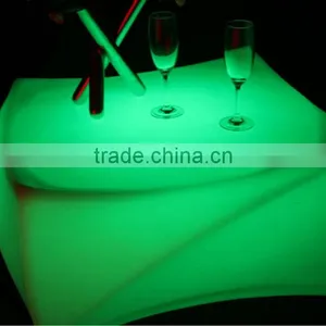 LED Remote Square Tea Table/ LED Waterproof Square Table/Hot Sell LED Rechargeable Square Table/LED Outdoor Lawn Square Table thumbnail-3