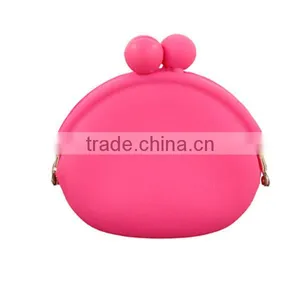 Long Lasting Soft Silicon Rubber Coin Bag With Personalized LOGO thumbnail-1