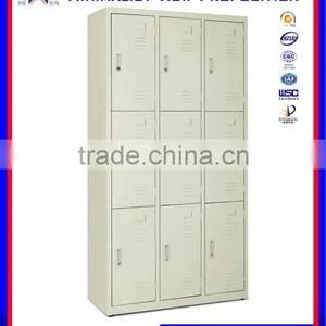 Steel Locker 18 Doors Locker Metal Wardrobe Steel Storage Locker Closet Wardrobe thumbnail-1