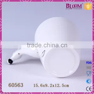 Modern Simple Ceramic Horse Animal White Coffee Mug thumbnail-6