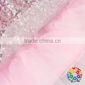 Latest Fashion Dresses Girls Glitter Sequin Tutu Toddler Pink Tutu Skirt for 2 Year Old Girl Dress thumbnail-3