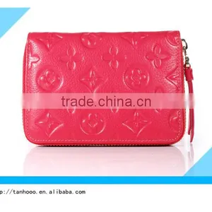 Hot Selling Lady Wallet Italian Stylish Trifold pu Leather Lady Wallet thumbnail-1