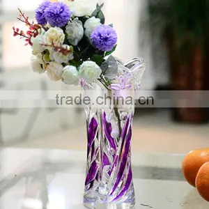 Elegant Rocks Glass Vase Flower Vase thumbnail-1