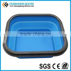 Portable Lunch Box, FDA Silicone Box, Anti-broken Kids Bowl thumbnail-3
