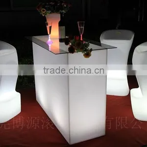 Remote Color Changing Stylish Rechargeable LED Flashing Bar Stool thumbnail-1