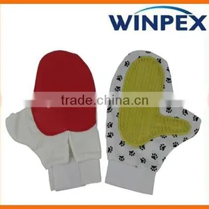 Dog Grooming Massage Glove, Dog Bath Glove thumbnail-1