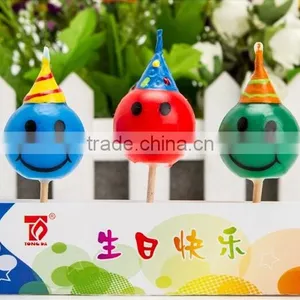 Wholesale Smile Face Birthday Candle for Children Celebration thumbnail-2