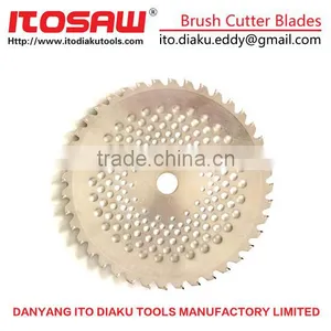 ITO-G-8 TCT Grass Brush Cutting Trimmer Saw Blade Parts For Brush Cutter SK-5 Body and YG8 Tips, Size 230MM*36T and 255mm*40T thumbnail-1