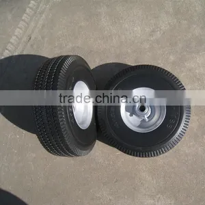 3.50-4 PU Foam Wheel for Tool Cart Hand Trolley Wheel thumbnail-2