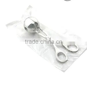 18/8 Scissor Ice Scream Tongs Stainless Steel Kitchen Tongs thumbnail-2