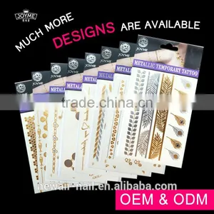 Metallic Body Art Painting Tattoo Sticker thumbnail-3