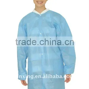 SMS Lab Coat With Knit Collar and Wrists thumbnail-1