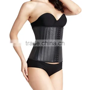 Slimming Body Shaper 25 Steel Boned Underbust Latex Corset Waist Trainer thumbnail-2