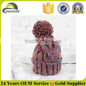 Twist Texture Custom Knitted Pom Hat thumbnail-4