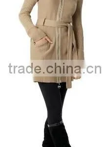 8KN061 Belted Sweater Coat thumbnail-1