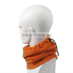 Blue Fleece Neck Warmer Scarf Like Hat thumbnail-3