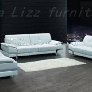 Dermal High-grade Leather Living Room Sofa thumbnail-1