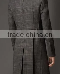 2014 Latest Style Formal Occasion Slim Fit Mens Cashmere Britsh Hot Style Men Coat thumbnail-2