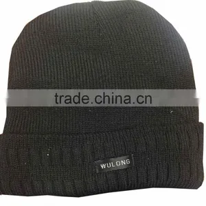 Hot Selling High Quality Fleece Knitting Beanie Hat thumbnail-3