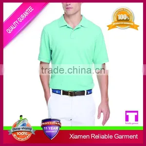 Knit Collars White Men Polo Shirt Supplier in China thumbnail-3