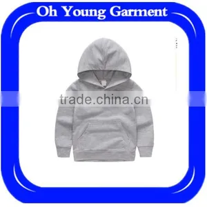 2016 Boys Oversized Fitted Sport Clothing Children Custom Print Plain Hoody thumbnail-1