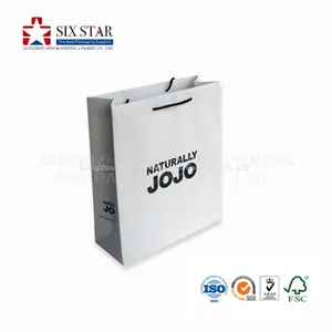 Special White Custom Made Paper Carry Bag for Shopping and Mailing thumbnail-1