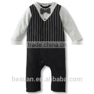Organic Cotton Long Sleeves Baby Clothes Romper Boy thumbnail-2