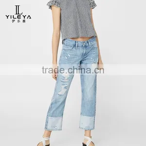 Made Inguangzhou Womens Jeans,pants Garment Factory,denim Jeans thumbnail-1