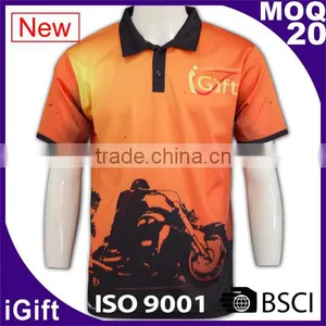 BSCI Wholesale Recycling Fabric New Design Custom Dry Fit Polo t- Shirts thumbnail-1