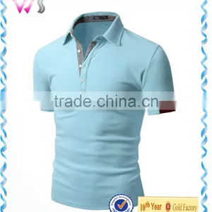 Gym Fit Seamless T-shirt 100% Polyester Mens Short Sleeves Polo T-shirt thumbnail-1