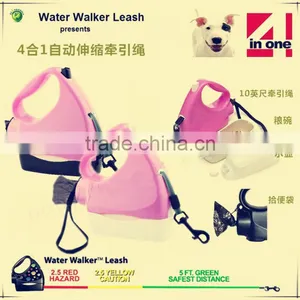 R1957H Hands Free Nylon Dog Leash Dog Lead Dog Jogging Leash With Waste Bag Collector thumbnail-1