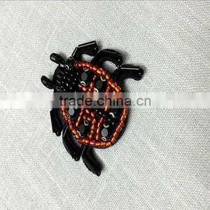 High Quality Rhinestone Beaded Pineapple Hawaiian Tropical Fruit Plant Beaded Iron On Applique Patch thumbnail-3