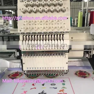 YINGYING 1502 1202 2heads Double Heads 15needles 12colors 12needles Compact Flat and Cap t Shirt Computerized Embroidery Machine thumbnail-4