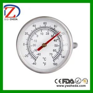 Household Stainless Steel Popular Bbq Bimetal Thermometer thumbnail-1