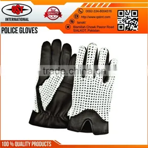 Classic Mens Dress Driving Gloves Quality Police Leather Gloves thumbnail-3