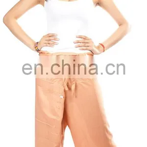Thai Fisherman Pants Cotton 100% Wrap Unisex Yoga Boho Capri Long Trousers thumbnail-6