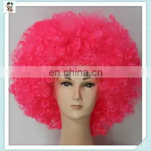 Cheap Colors Synthetic Party Sports Fan Big Curly Afro Wigs HPC-0014 thumbnail-5