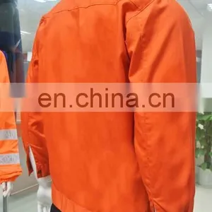 Wholesale Orange Color Workwear Uniforms Industrial Uniform With Quicky Delivery thumbnail-3