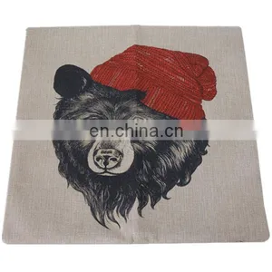 2015New Design Home Decorative Throw Sofa Pillow Case Cover Custom Linen Handmade Cushion Cover thumbnail-2