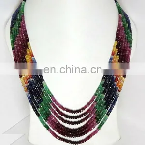 Rainbow Kantha Precious Stone Malas thumbnail-1